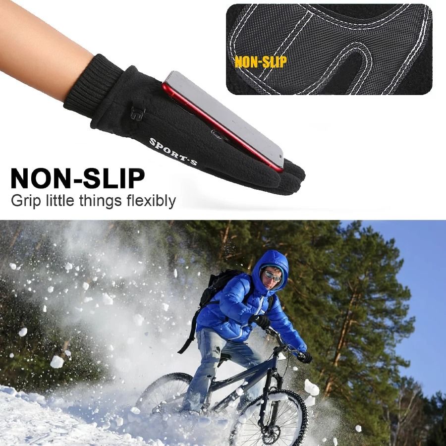 Winter Thermal Performance Touchscreen Gloves
