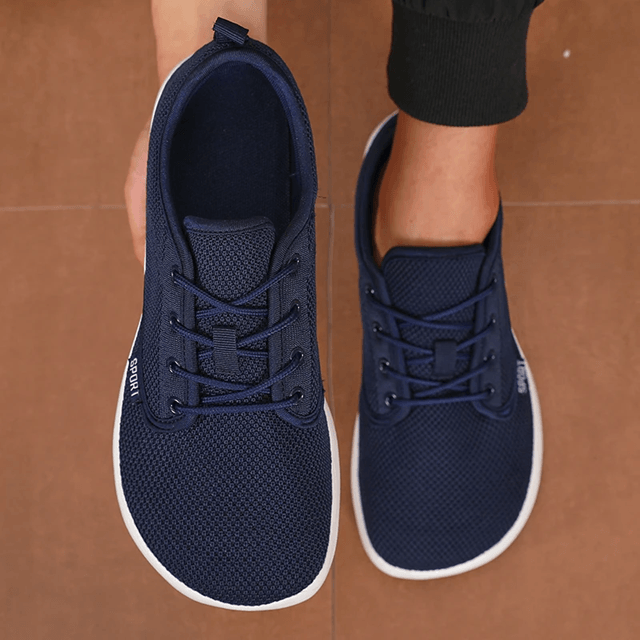 Mens Wide Toe Barefoot Canvas Sneakers