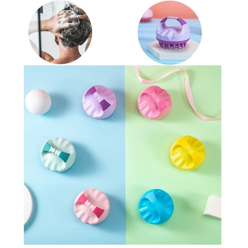 Handheld Silicone Scalp Massage and Shampoo Brush