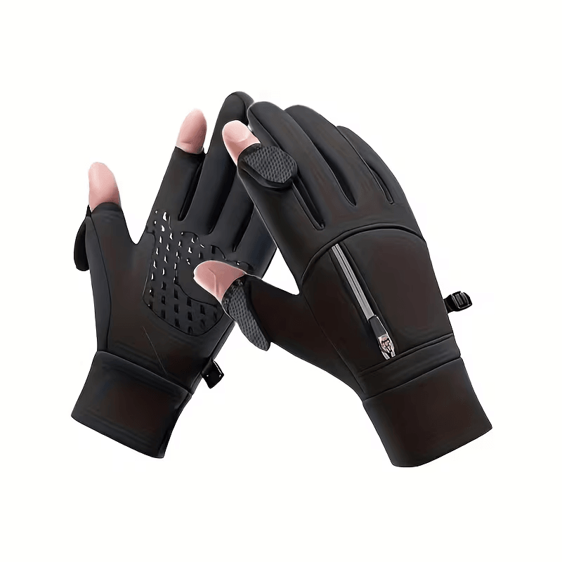 FrostGrip Flip-Open Winter Gloves | Stay Warm & Text with Ease in Cold Weather