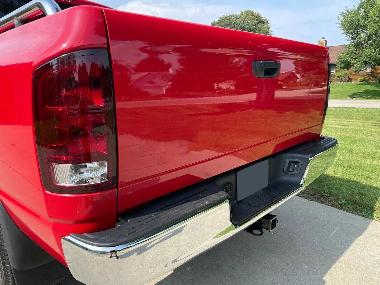 04-08 Dodge RAM 1500 2500 3500 HD Chrome Rear Step Bumper Assembly Heavy-Duty Steel Replacement