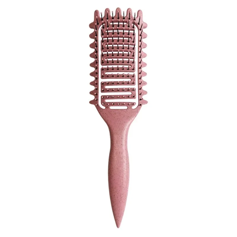 Hollow Out Detangling Hair Brush, Curl Define Styling Brush, Shaping Curls Barber Hairdressing Tools