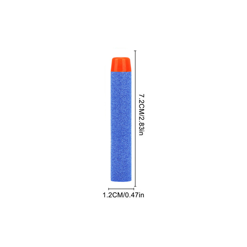 Blue Round Head Bullets, Foam EVA Nerf N Strike Elite Series Refill Toy Gun Darts