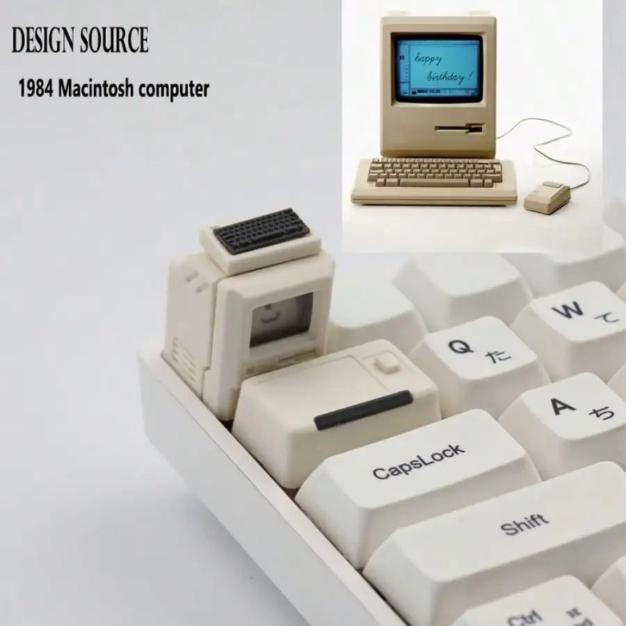 Retro Mini Macintosh Mechanical Keycaps