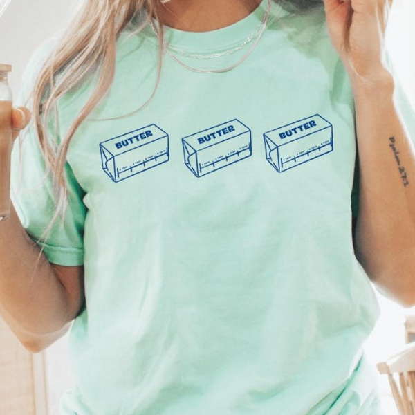 Butter Shirt, Salted Butter Shirt, Stick Of Butter Shirt, Funny Baker Gift, Baking Shirt, Foodie Gift, Butter Lover Gift
