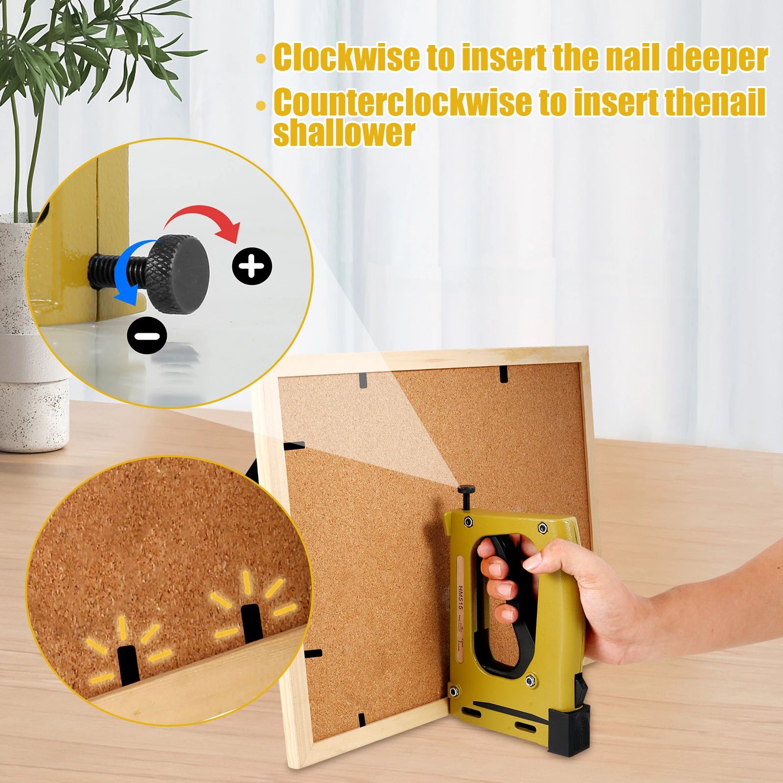 ProFlex Precision Picture Frame Nailer Kit with 1000 Nails