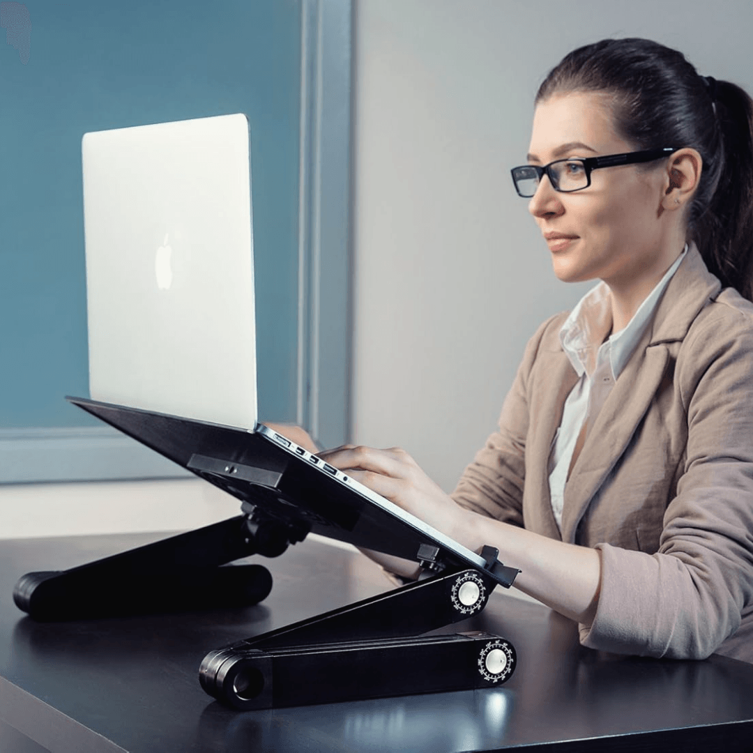 Ergonomic Adjustable Laptop Standing Desk
