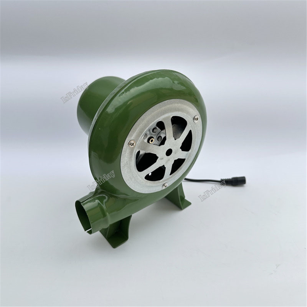 BBQ Fan, Electric Blower, Mini Blacksmith Forges Blower with Speed Adapter, Adjustable Air Speed