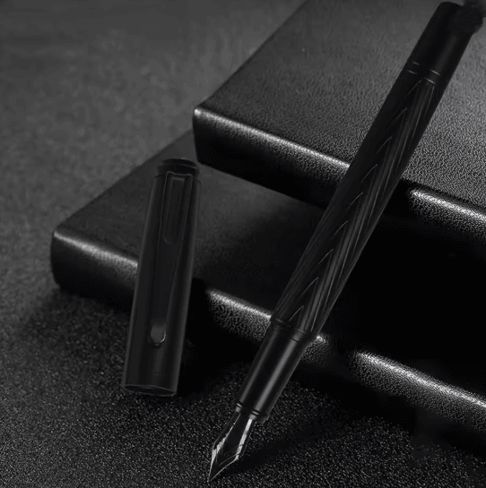 Titanium Nib Metal Fountain Pen Smooth Refillable Writing Pen