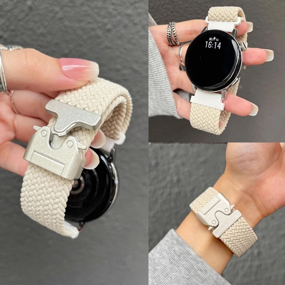 Parachute Fabric Watch Strap 20 mm 22 mm for Galaxy Watch Huawei