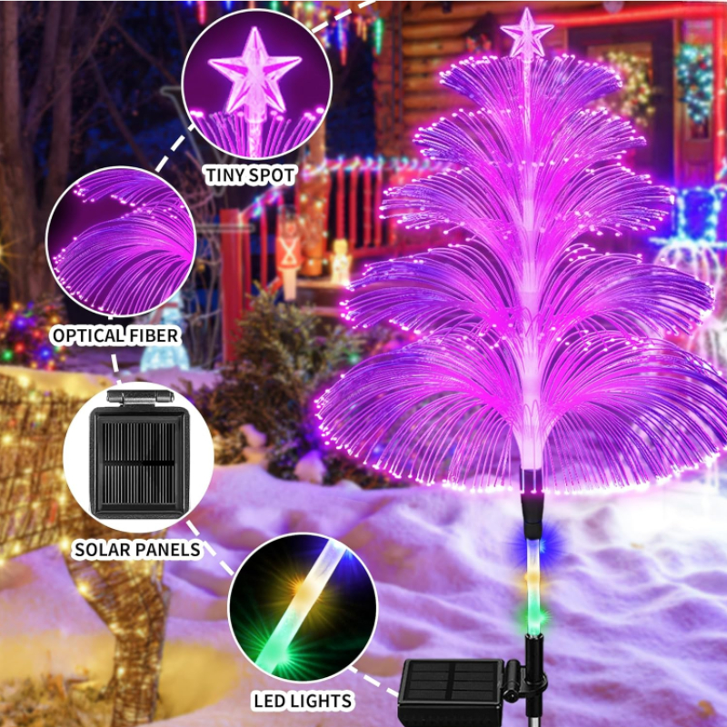 Outdoor Solar Garden Lights, Colors Variable Solar Stake Jellyfish Lights, Solar Outdoor Color Changing Lights