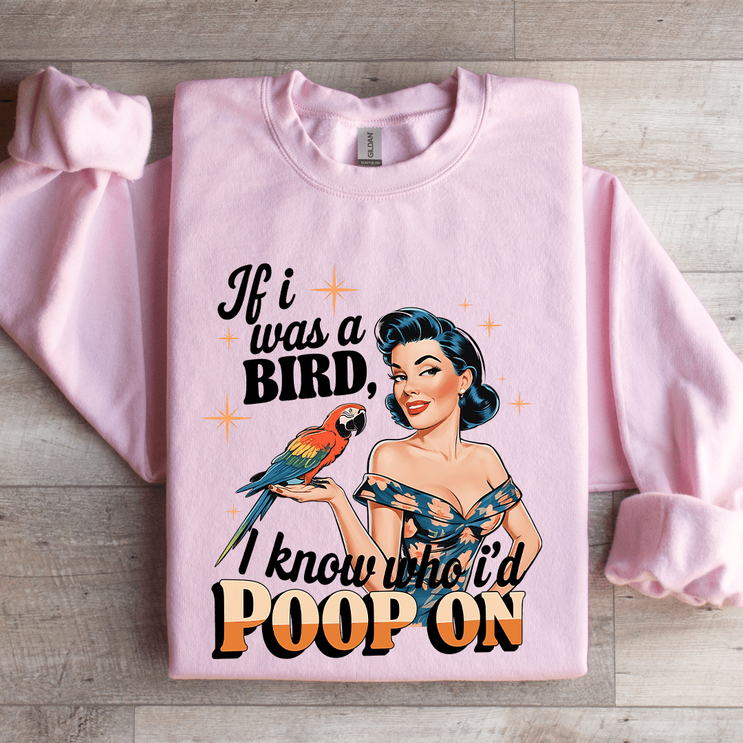 If I Was A Bird I Know Who I'd Poop On Sweatshirt