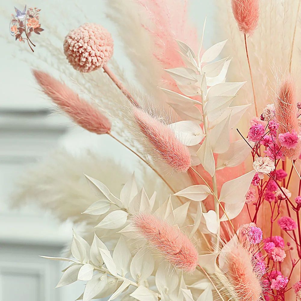 Boho Pampas Grass Dried Flower Wedding Bouquet