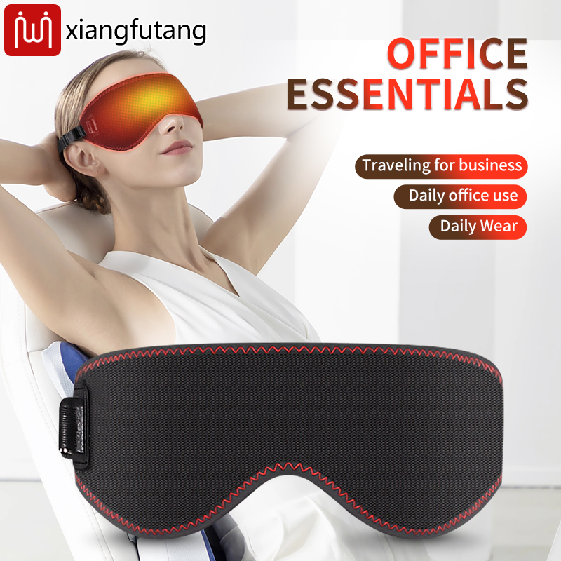 Eye Mask for Dry Eyes, Heated Eye Mask, Warm Compress, 3 Heat Levels Hot Compress, Heating Pad for Sleep, Dark Circles