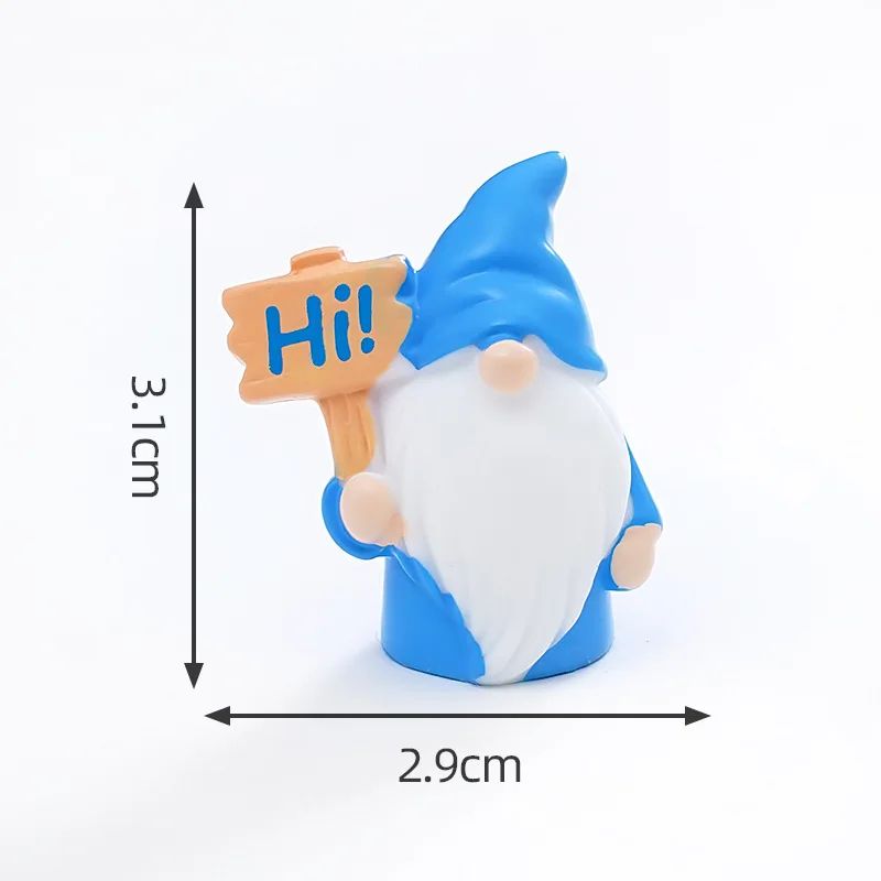Cute Dwarf Doll Mini Garden Set