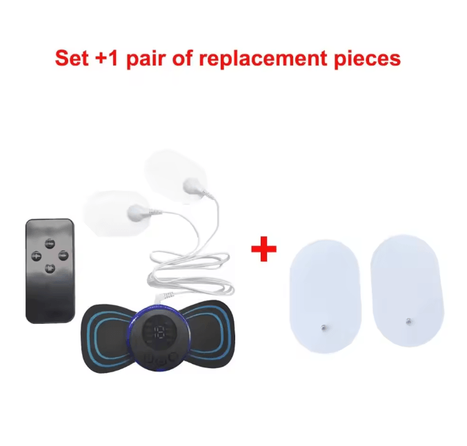 Rechargeable Neck Massager EMS Pulse Pain Relief with Remote Control