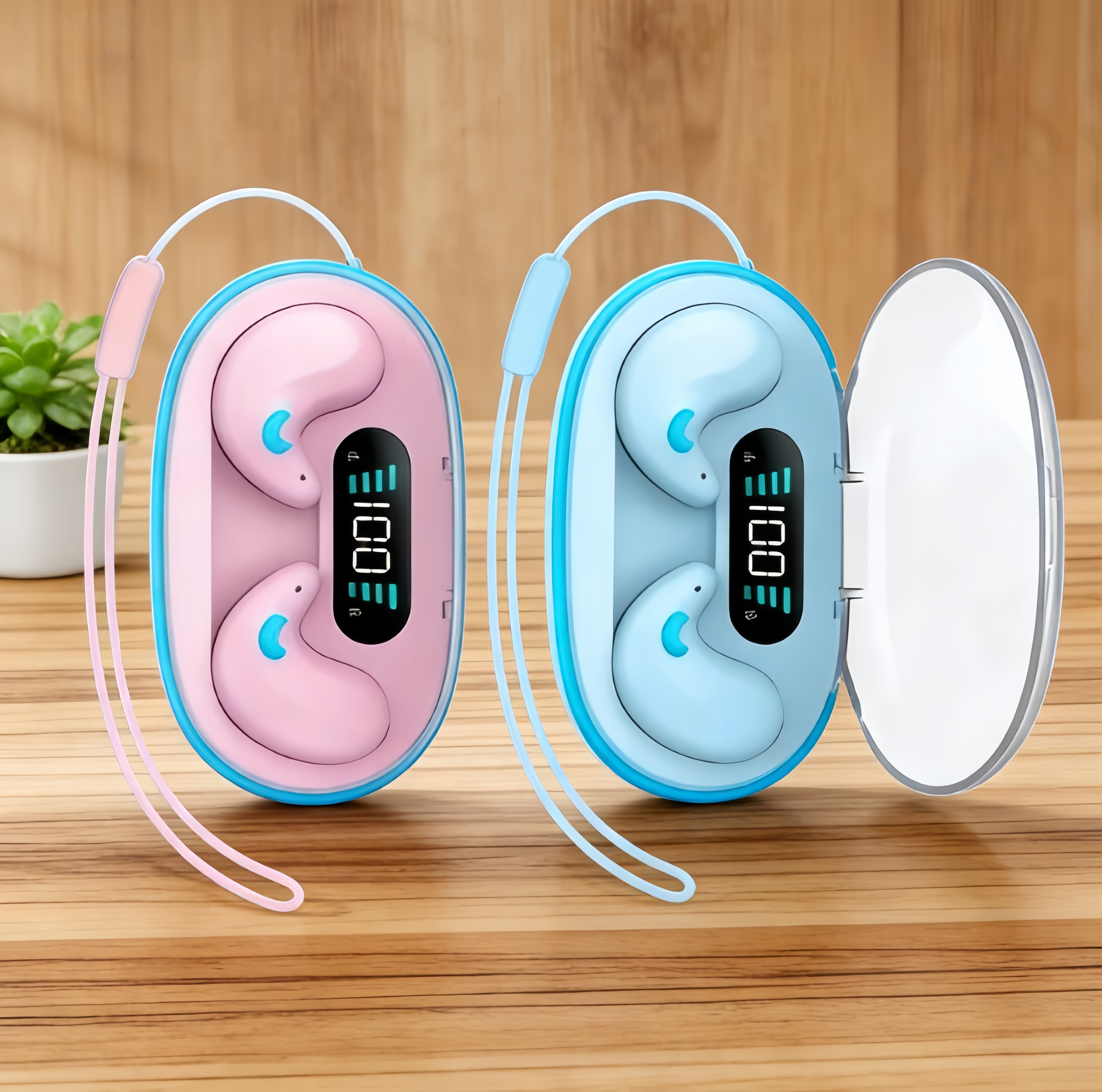 Sleeping Bluetooth Earbuds Wireless Bluetooth Earphones HiFi Stereo with Mic