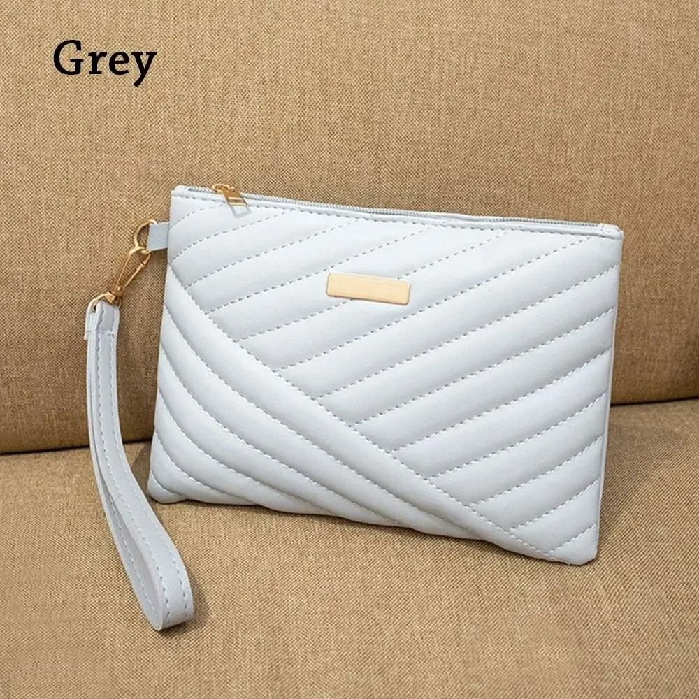 Stylish Women's Leather Envelope Wristlet