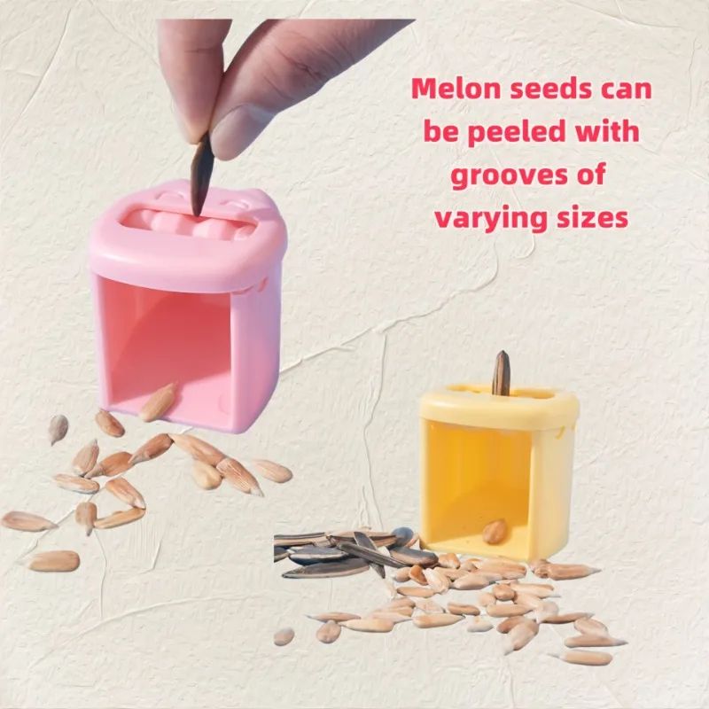 2-Pack Manual Sunflower Seed Sheller Clip - Fast Sunflower Seed Splitter & Peeler Tool