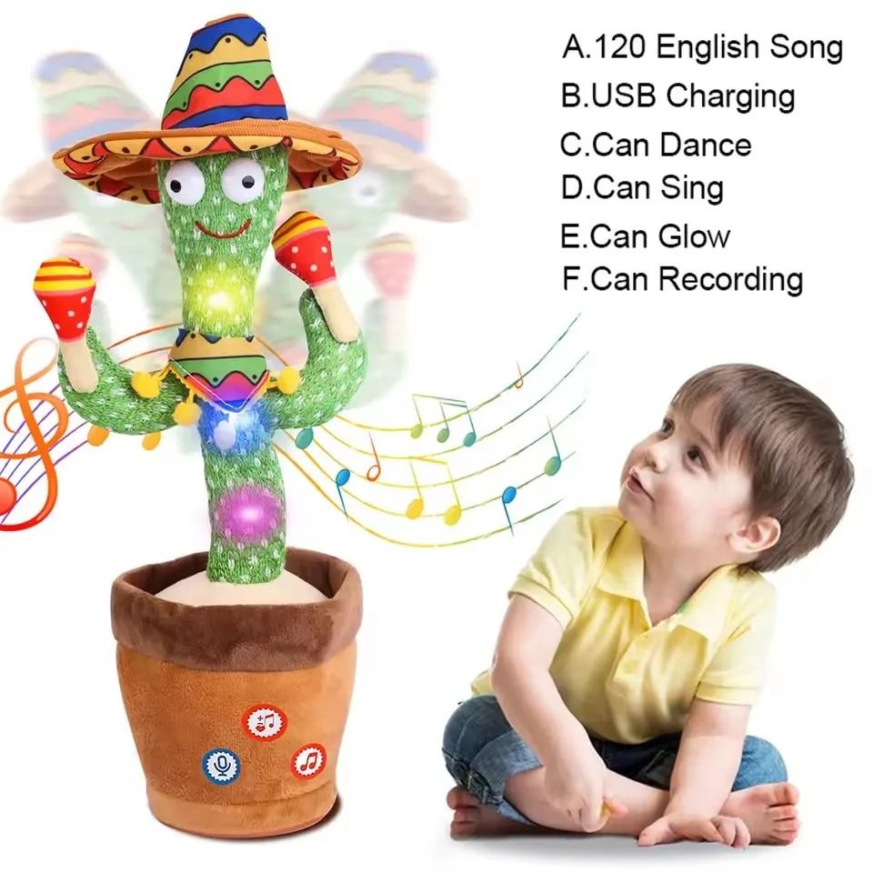 Talking and Dancing Cactus Toy