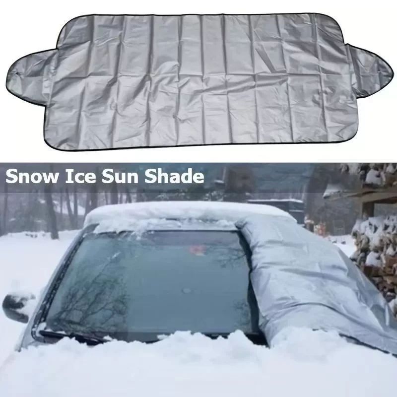 Universal Car Windshield Snow Cover All-Season Frost Ice Rain and Sun Protector