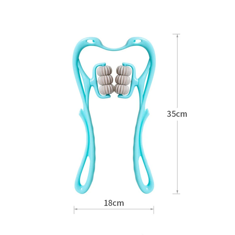 Manual Neck Clamp, Cervical Neck Massager, Kneading Roller, Shoulder and Neck Relaxation Massager