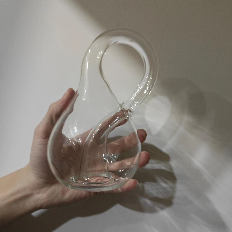 Mathematical Klein Bottle Glass Sculpture