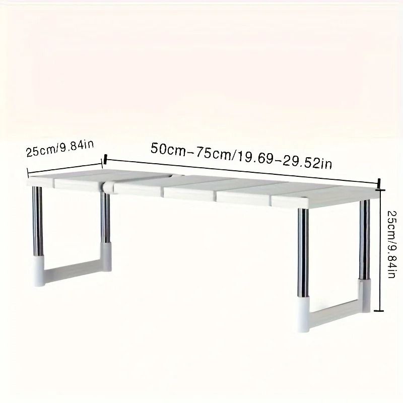 Expandable Under Sink Storage Rack Adjustable Multi Layer Cabinet Organizer