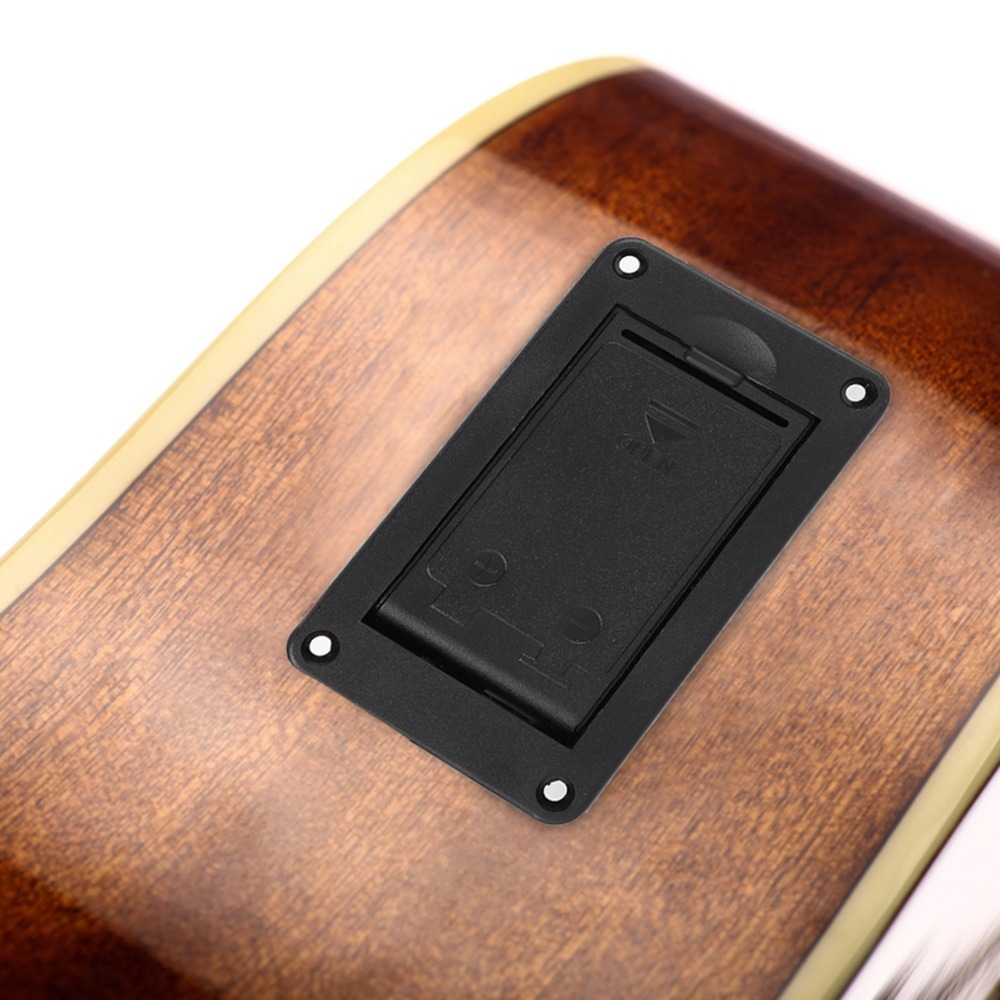 Black Battery Box, Pickup Connector Battery Case Cover, Compartment for Organized Storage