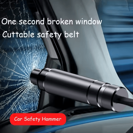Car Safety Hammer Emergency Tool Window Glass Breaker and Seat Belt Cutter Escape Hammer
