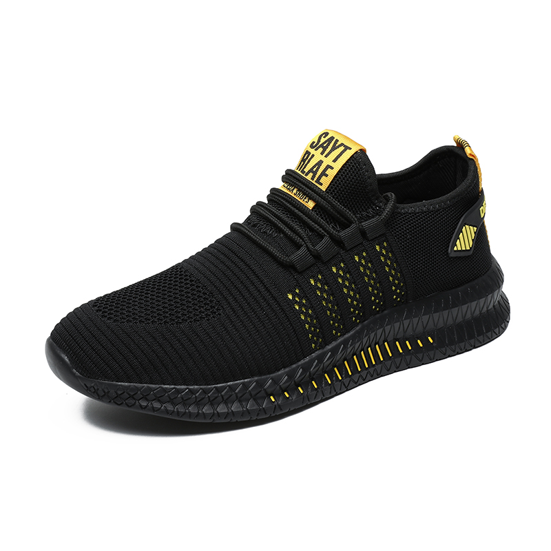 Lightweight Fashion Sneakers Lace Up Walking Shoes Casual Men Breathable Male Footwear