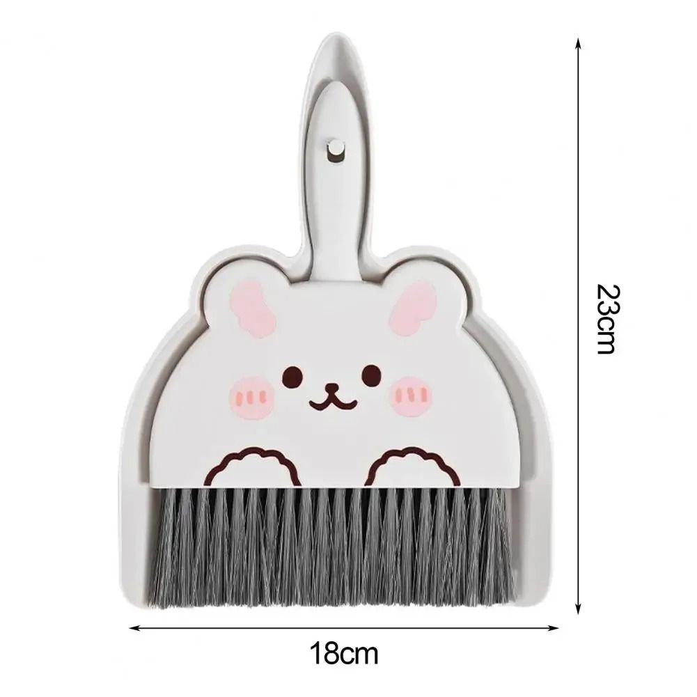 Cartoon Mini Broom & Dustpan Set – Desktop & Keyboard Cleaning Duo