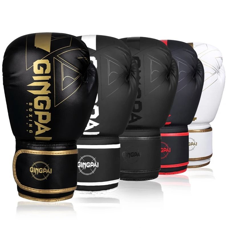 Professional Boxing Gloves PU Training Gloves for Muay Thai MMA Kickboxing Adults