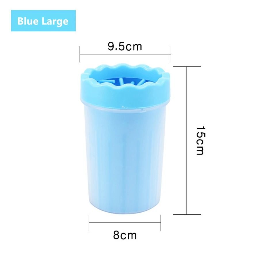Pet Paw Cleaning Cup with Soft Silicone Brush