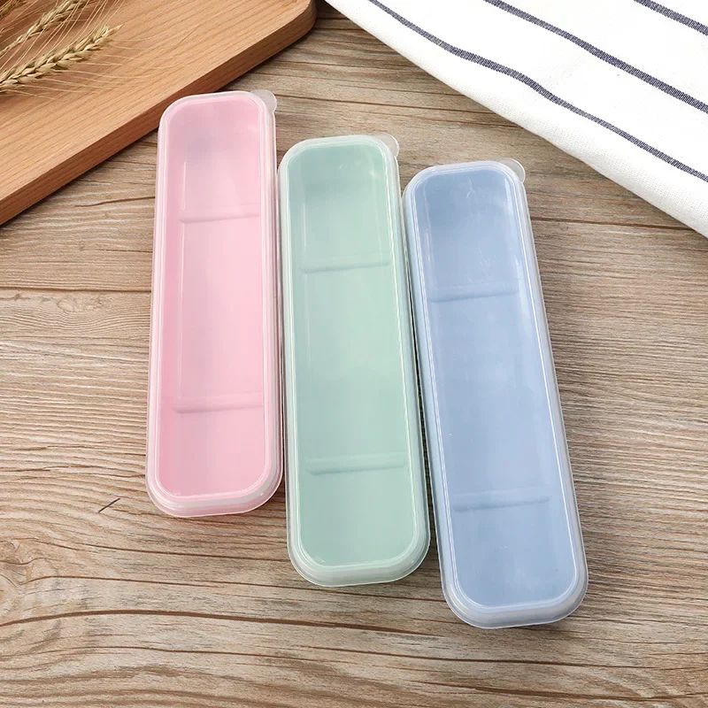 Portable Flatware Storage Case Travel Cutlery Organizer Box