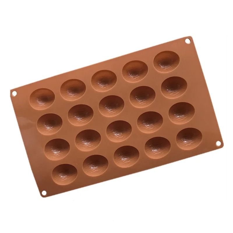 20 Holes Walnuts Nuts Shape Silicone Chocolate Moulds