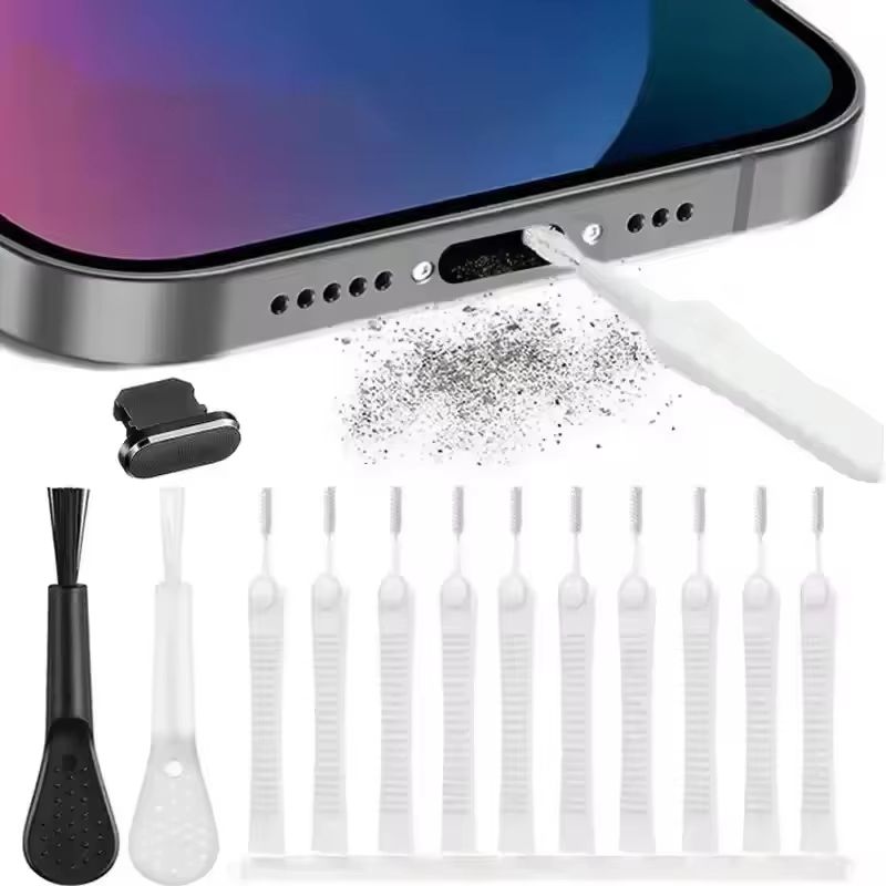 Mobile Phone Charging Port Cleaner Kit for iPhone and Android Devices