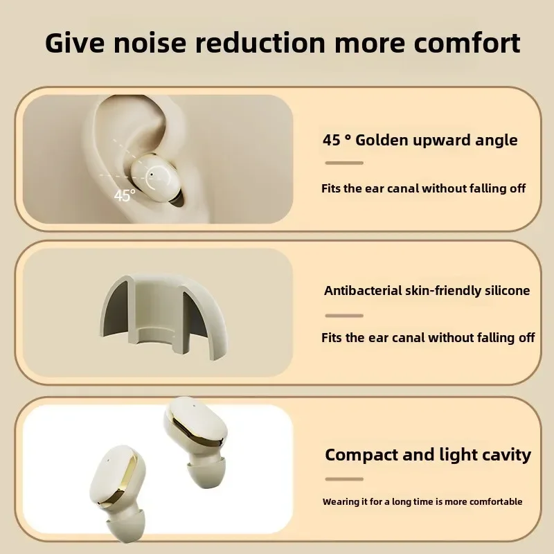 Transparent Wireless Bluetooth Earbuds with ENC Mic and LED Power Display