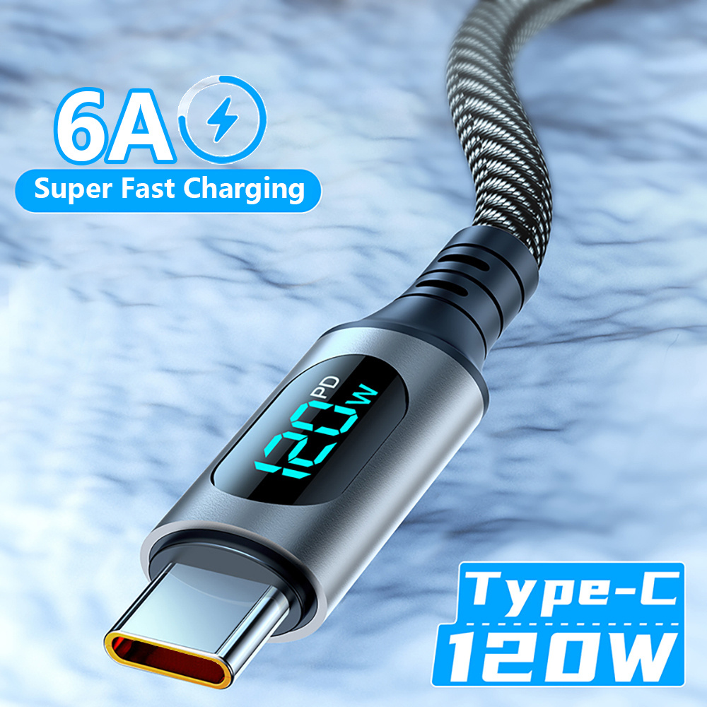 USB C to USB C Cable PD Fast Charging Quick Charge Data Transfer Cord High Speed Charger Cable
