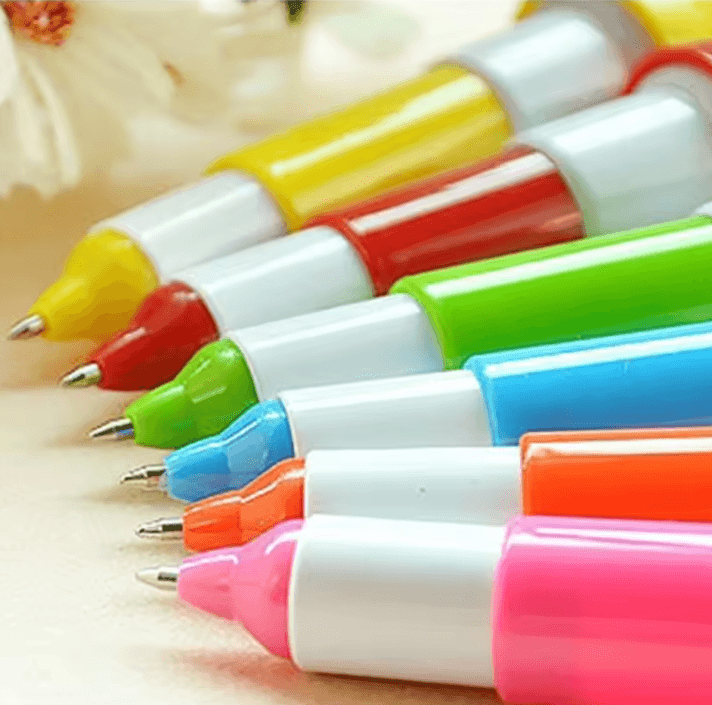 5-Piece Creative Ballpoint Pen Set – Fun Bowling Simulation School Stationery