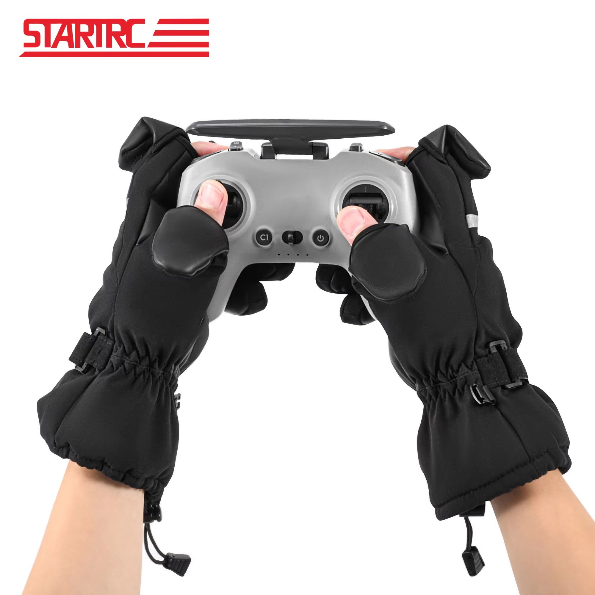 STARTRC Universal Winter Drone Flight Gloves V2 - Warm Pilot Gloves for DJI Controllers