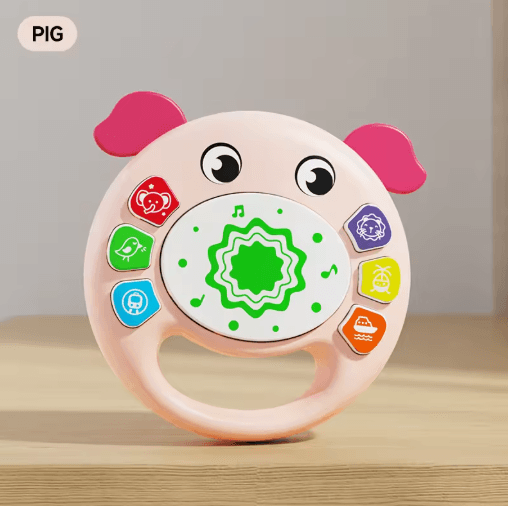 Baby Sensory Patting Drum Toy Hand Percussion Learning Toy 18 Months