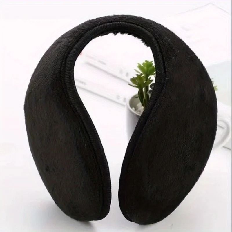 Pearl Headband Imitation Rabbit Fur Plush Earmuffs Unisex Winter Ear Warmers
