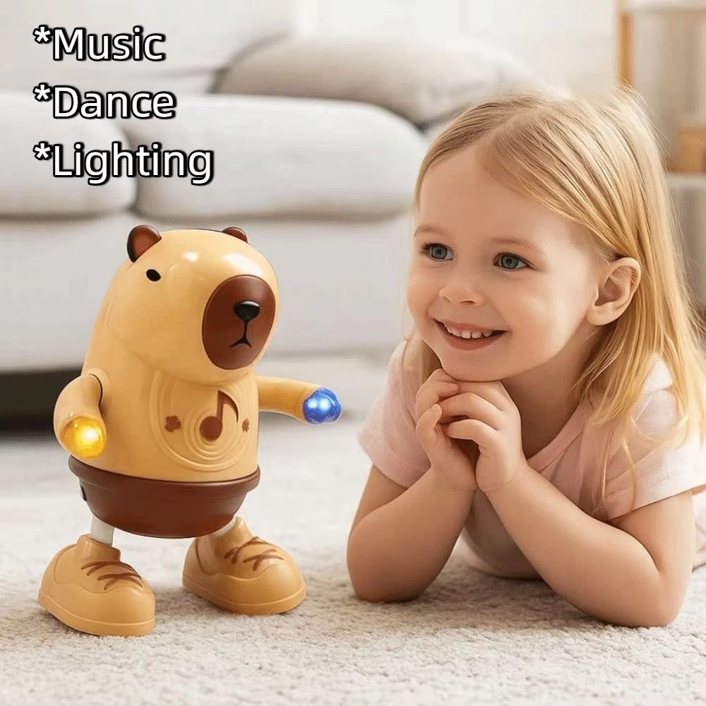 CapyBoogie Electric Dancing Capybara Toy with Music and Lights