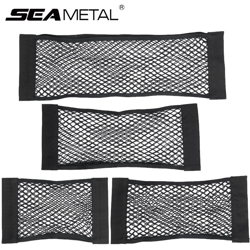 Car Trunk Storage Bag Nylon Mesh Net Organizer for SUV and Sedan