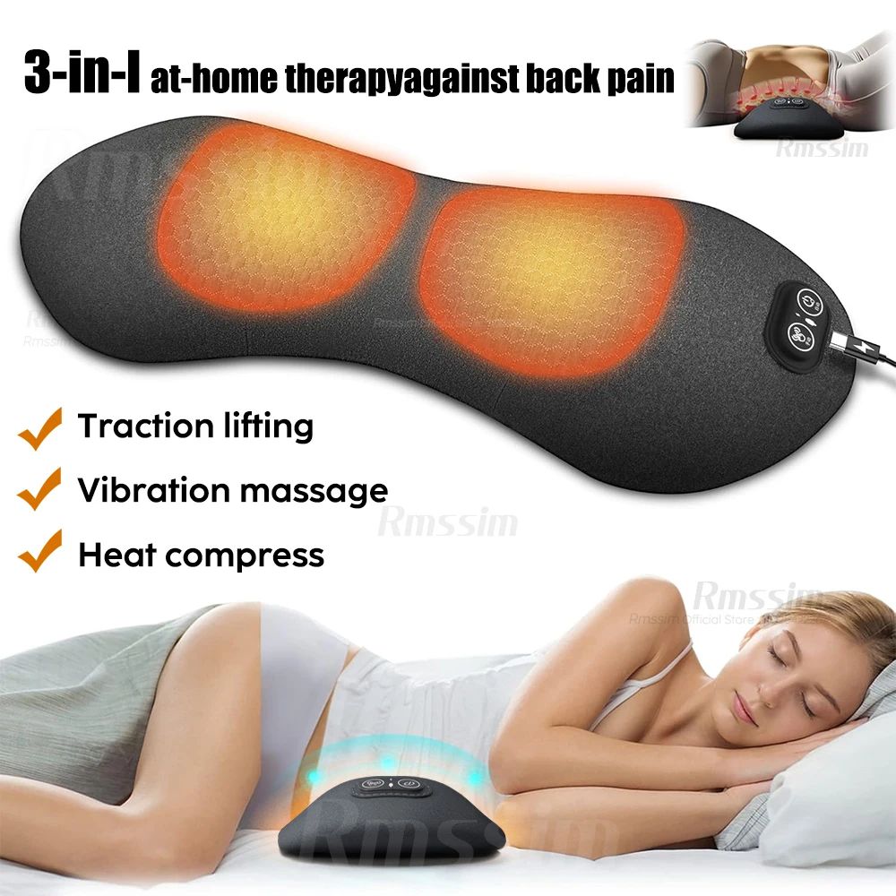 3-in-1 Electric Lumbar Support Pillow