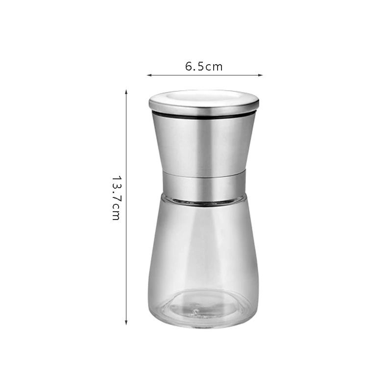 Manual Salt and Pepper Grinder Adjustable Seasoning Bottle