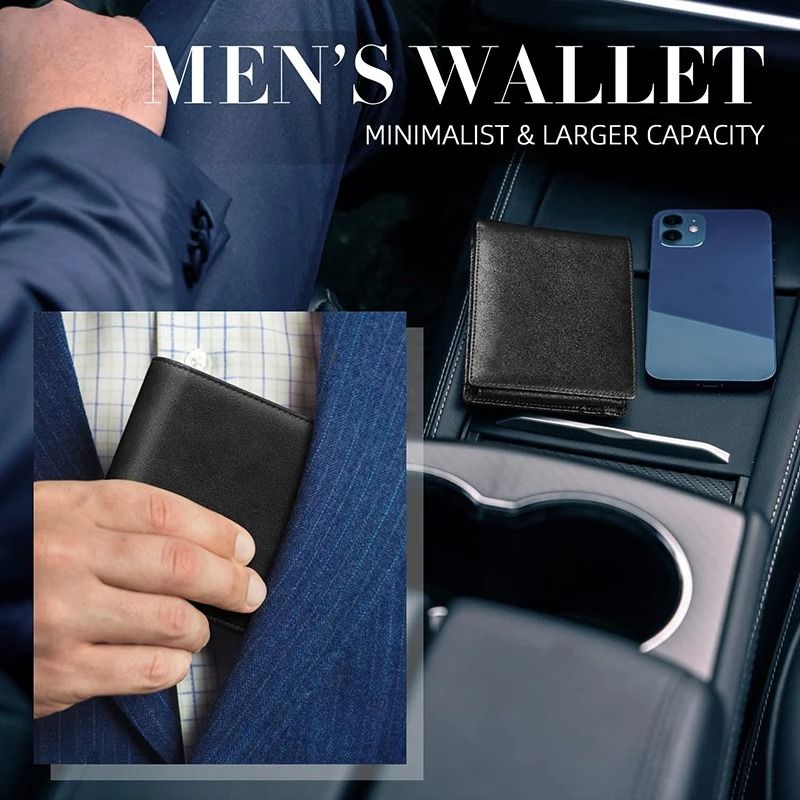 Slim RFID Blocking Wallet with 15 Card Slots