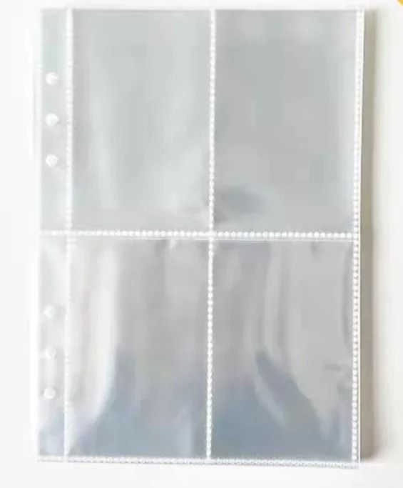 A5 White & Blue DIY Binder – Photocard Collect Book, Diary, and Agenda Planner Stationery