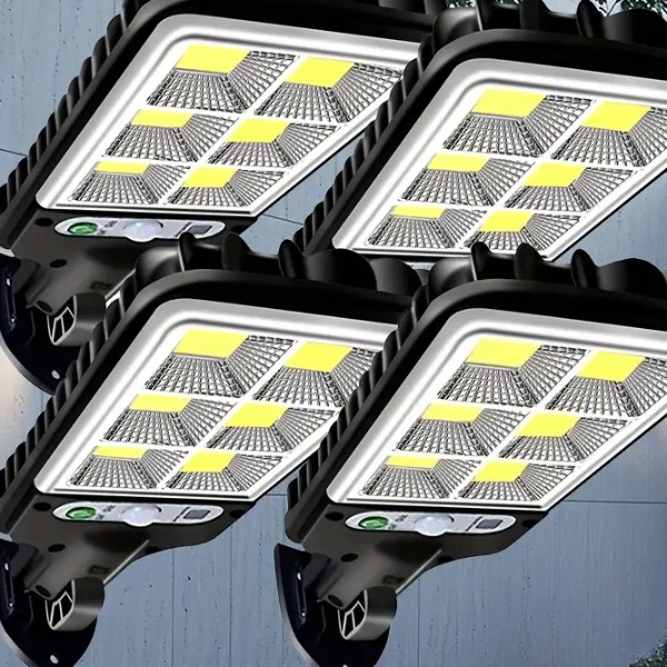 Waterproof Solar LED Light Outdoor, Motion Sensor Garden Lamp, Modes Solar Yard Light for Streets, Pathways